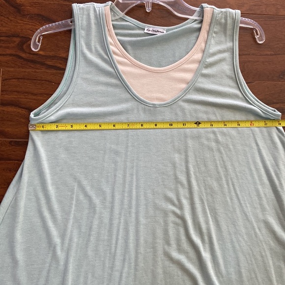 Pastel coloured swingy tunic top in size S - Picture 4 of 5